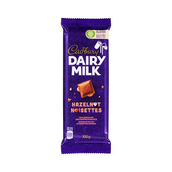 94370_1 Chocolate Cadbury dairy Hazel 100g - Imagen 1
