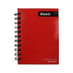 LIBRETA ESPIRAL 60H PEQ ROJO LP-7X10R BASIC - Imagen 2