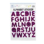 STICKER NUMEROS Y LETRAS METAL INFLADOS E2508 - Imagen 2