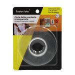 CINTA DOBLE ADHESIVO TRANSPARENTE 2CMX3MTS E2769