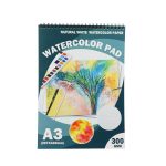 BLOCK ACUARELA 12H 300G ESPIRAL 29.7X42CM PA004