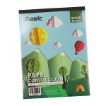 PAPEL CONSTRUCCIÓN 9X12" 48 HOJAS Basic