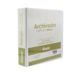 PORTAFOLIO 3 AROS 2" BLANCO Basic - Imagen 2