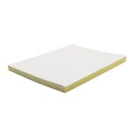 PAPEL ADHESIVO CARTA BLANCO BRILLANTE 100 UNDS Basic - Imagen 2