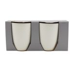 SET 2 TAZAS PARA CAFÉ 330 ML 25UNI0012 - Imagen 3