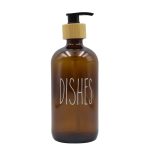 DISPENSADOR PARA JABÓN VIDRIO 500 ML 25UNI0017