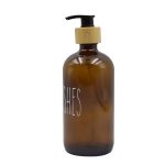 DISPENSADOR PARA JABÓN VIDRIO 500 ML 25UNI0017 - Imagen 2