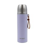 BOTELLA PARA CAFÉ 450M GRIS PASTEL OKADI KD1019