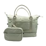 MALETIN VERDE P/ VIAJE CON COSMETIQUERA 425814100323