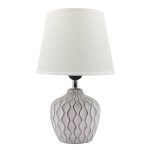 LÁMPARA DE MESA BLANCA RO-250404 HOMESTYLE