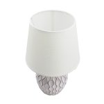 LÁMPARA DE MESA BLANCA RO-250404 HOMESTYLE - Imagen 2