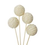 RAMO DECORATIVO CON 5 BOLAS DE YUTE RO-250746 - Imagen 3