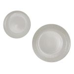 VAJILLA VIENNA 12PCS GRIS PH20612G OXFORD - Imagen 2