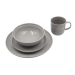 VAJILLA SAVANNA 16PCS GRIS HKCD102216 OXFORD - Imagen 2