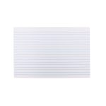 FICHAS DE ESTUDIO 6X4 RAYADA BLANCA 100 HJS DZ-17A Classroom