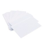 FICHAS DE ESTUDIO 6X4 RAYADA BLANCA 100 HJS DZ-17A Classroom - Imagen 3