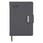 AGENDA GRIS CON FAJA A5 2026 E10085
