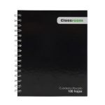 CUADERNO RESORTE MEDIA CARTA TD 100H NEGRO DZ-26A Classroom