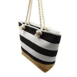 BOLSO D/ PLAYA RAYAS NEGRAS 25UN7650 - Imagen 3