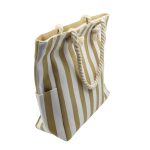 BOLSO D/ PLAYA RAYAS BEIGE 25UN7652 - Imagen 2