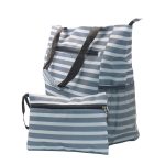 BOLSO D/ PLAYA GRIS/AZUL 25UN7655 - Imagen 3