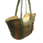 BOLSO D/ PLAYA YUTE RAYAS VERDE 25UN7661 - Imagen 3