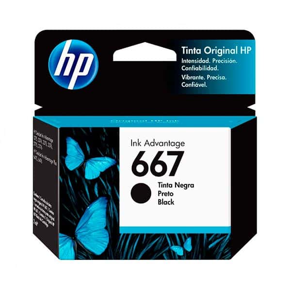 59060_1 CARTUCHO TINTA NEGRO 667 HP - Imagen 1