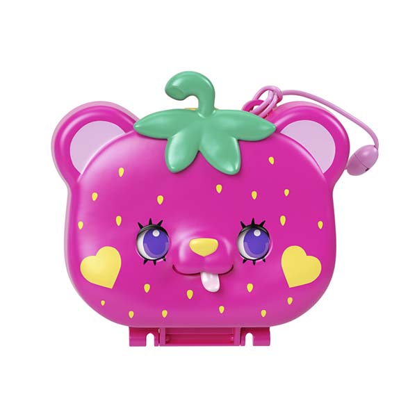125128_1 Polly Pocket estuche osito fresa - Imagen 1