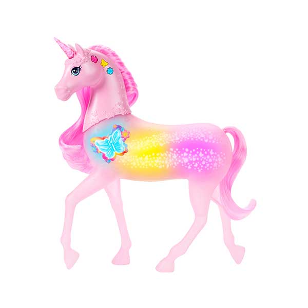 140369_1 MUÑ SET UNICORNIO C/LUZ Y SONI JCP78 BARBIE - Imagen 1
