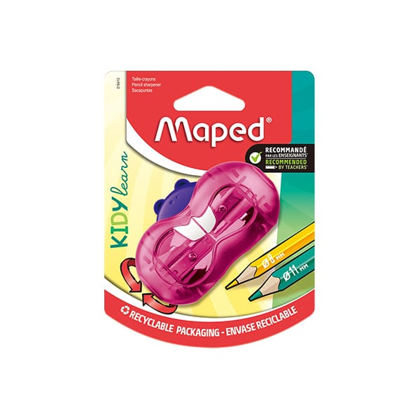 144077_1 SACAPUNTAS C/DEP 2 HUECO CROC CROC TWIST BLISTER 1 UD 184100 MAPED - Imagen 1