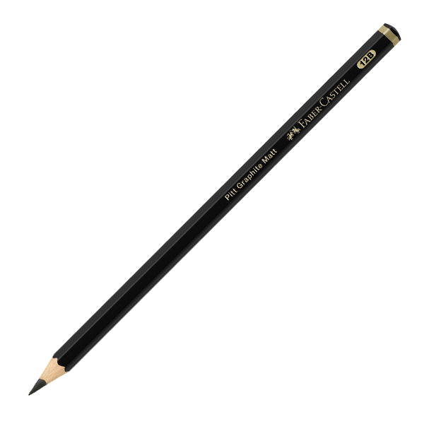 108795_1 Lápiz de grafito Pitt 12B Faber Castell. - Imagen 1