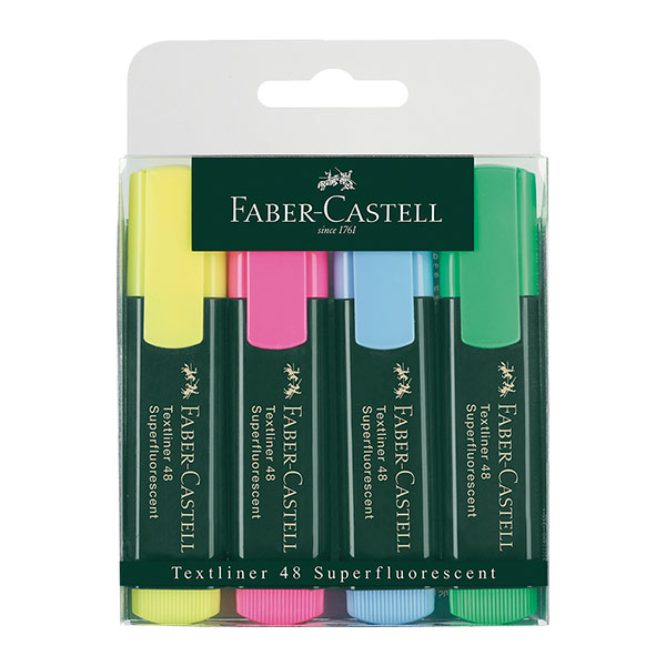 15224_1 Resaltador Textliner Estuche 4 Colores - Imagen 1