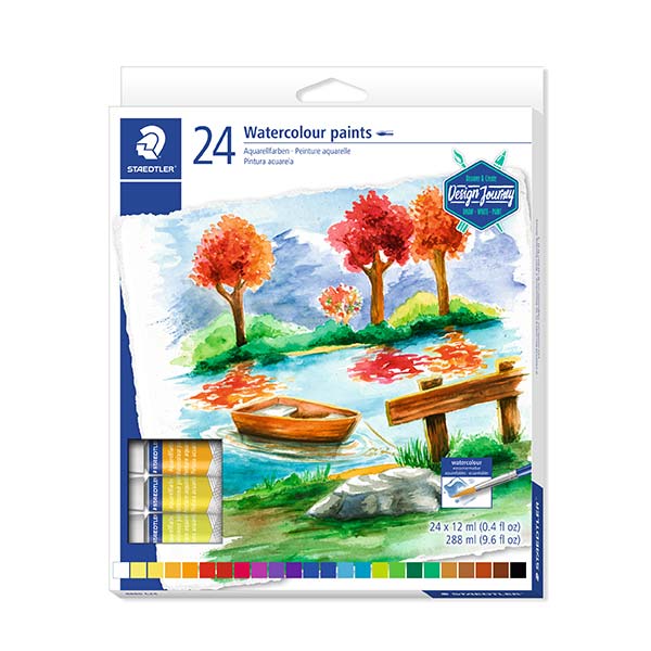13419_1 Pintura 24uds acuarela 8880 - Imagen 1