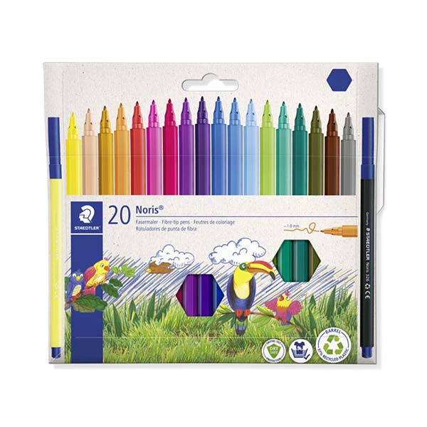 134188_1 MARCADORES 1.0MM HEXAGONAL 20U 326 C20 STAEDTLER - Imagen 1