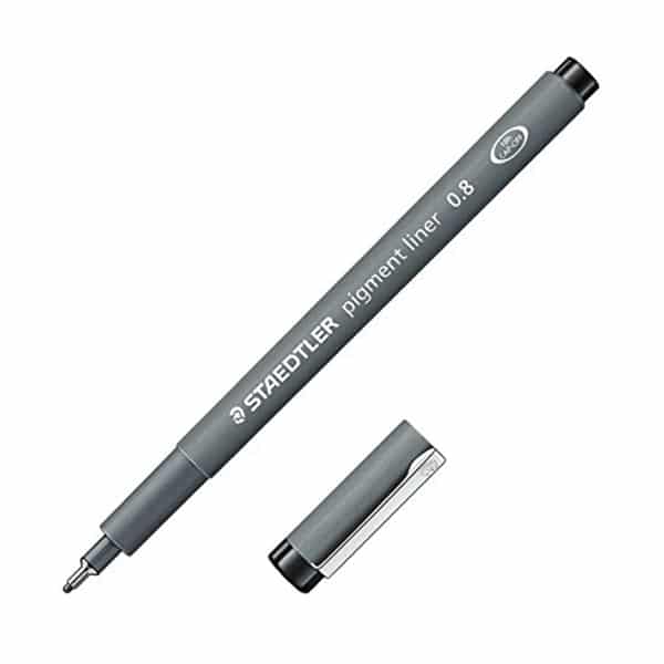 18166_1 Rapidógrafo pingment liner 0.8mm negro Staedtler - Imagen 1