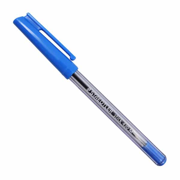 99067_1 Bolígrafo azul punta mediana Staedtler - Imagen 1