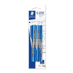 BOLIGRAFO AZUL PUNTA M BLISTER 6U 430M3BK6D STAEDTLER