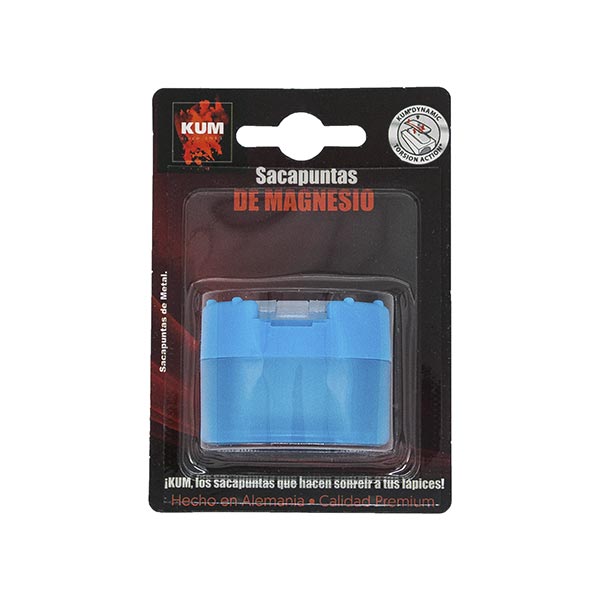 15560_1 Sacapuntas 2 huecos metal clic Kum - Imagen 1