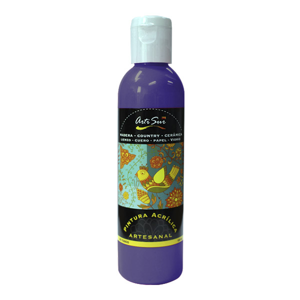 13003_1 Pintura artesanal morado 120ml - Imagen 1