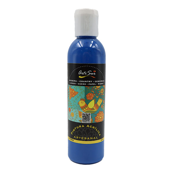 13012_1 Pintura artesanal azul 120ml - Imagen 1