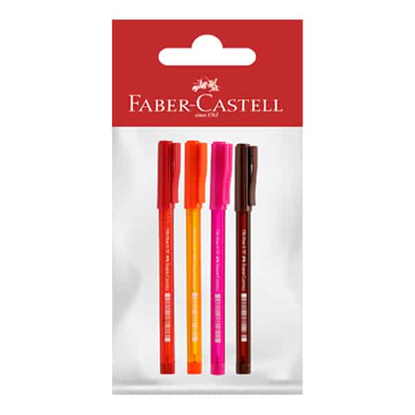 121513_1 BOLIGRAFO FINO SURT 4U 306152 FABER CASTELL - Imagen 1
