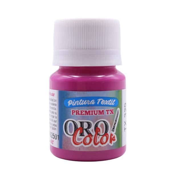 146748_1 PINTURA TEXTIL FUCSIA 30ML TX329 Oro color - Imagen 1
