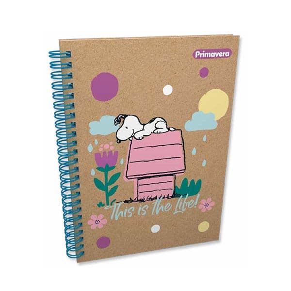 145404_1 Cuaderno de resorte kraft mujer 100 hojas Primavera - Imagen 1