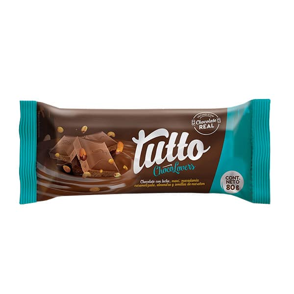 97874_1 CHOCOLATE LECHE CHOCOLOVERS 80G 1056140 TUTTO - Imagen 1