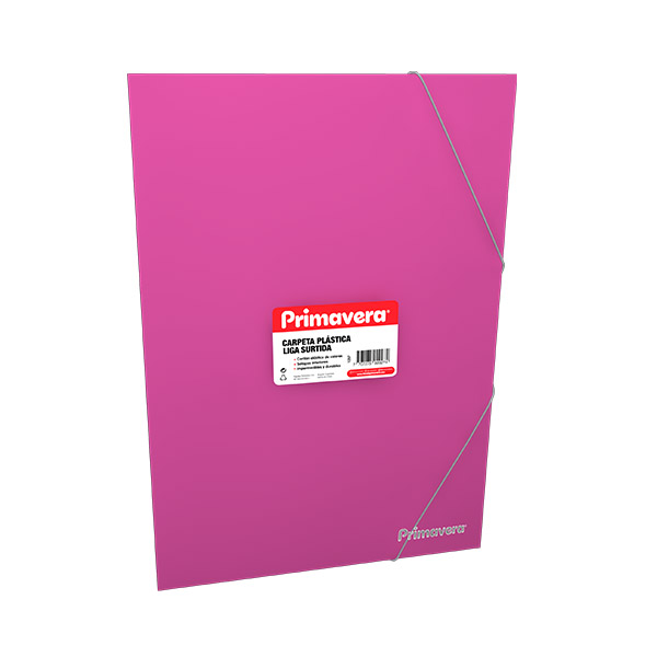 135413_1 FOLDER PLASTICA LIGA CARTA SOLIDO FUCSIA 13208_011 PRIMAVERA - Imagen 1