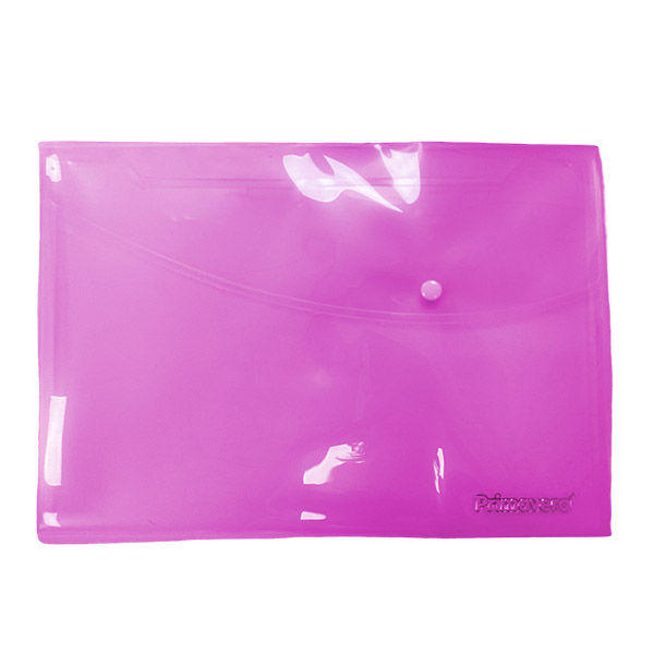 135660_1 Sobre plástico carta horizontal botón fucsia - Imagen 1