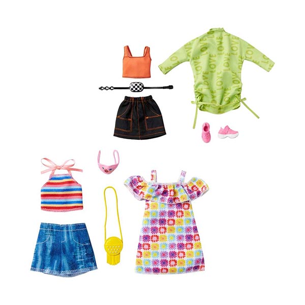 130250_1 MUÑ ACCESORIOS FASHION 2PACK GWF04 BARBIE - Imagen 1