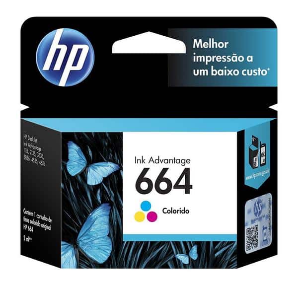 59103_1 CARTUCHO TINTA COLOR 664 F6V28AL HP - Imagen 1