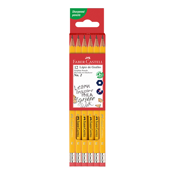 121502_1 LAPIZ GRAFITO AMA HEXAG 12U 163009 FABER CASTELL - Imagen 1