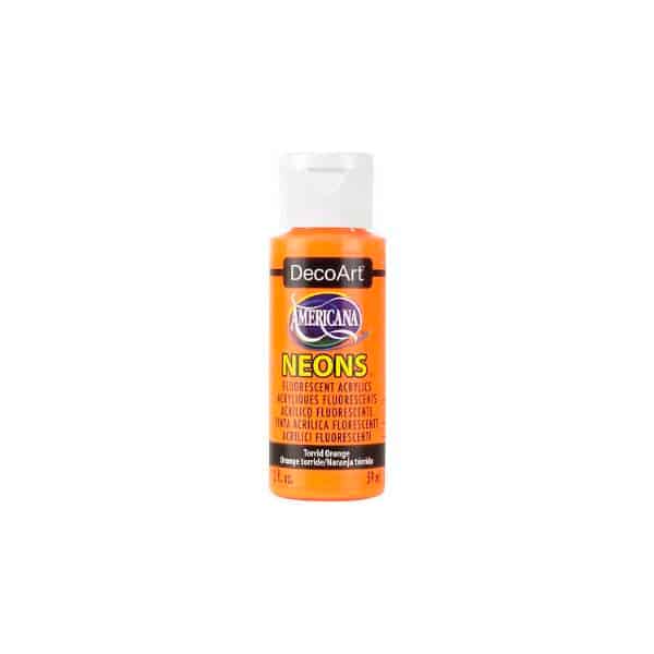 12927_1 PINTURA NEON NARANJA 2OZ DHS2 DECOART - Imagen 1